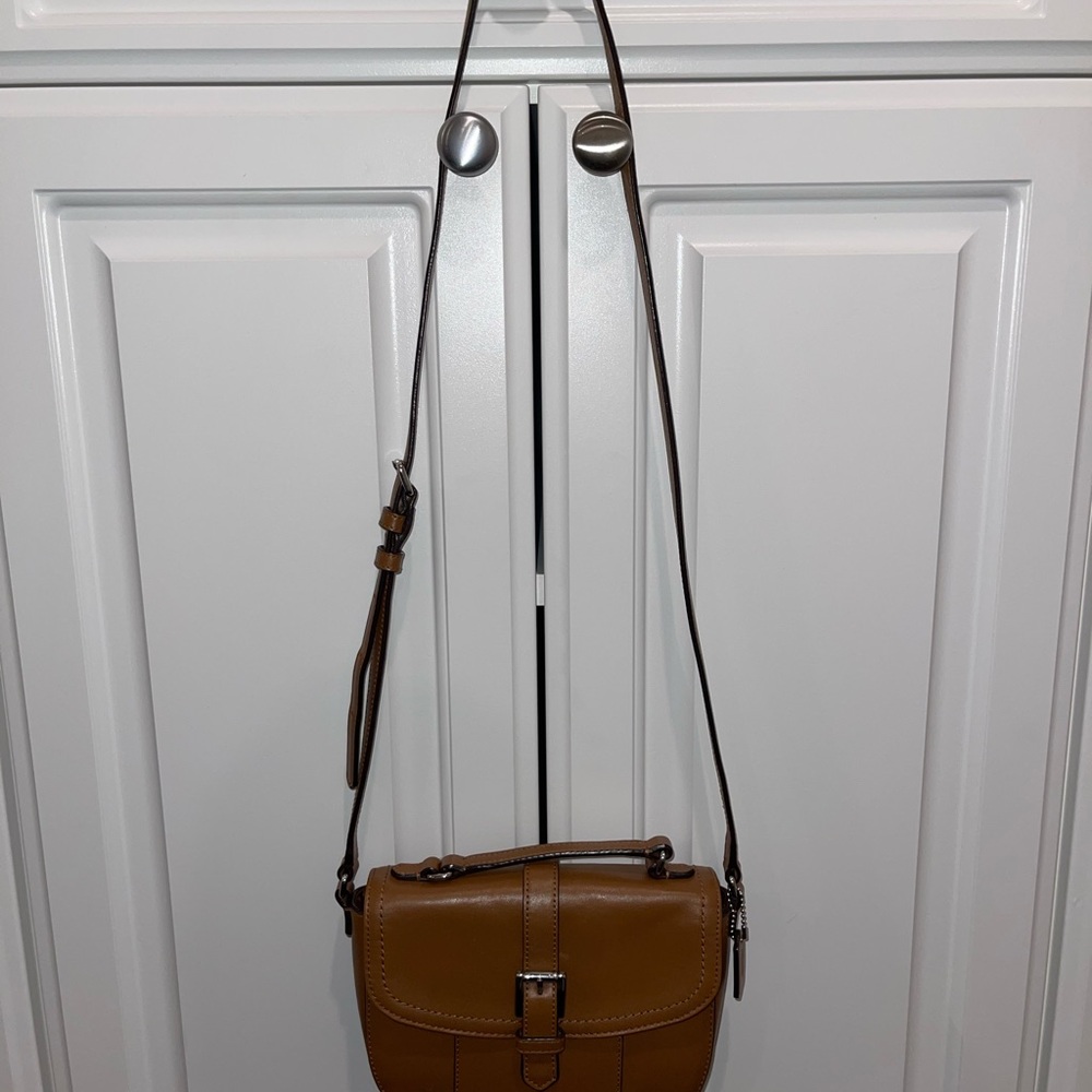 Coach Brown/Chestnut Leather Crossbody Bag